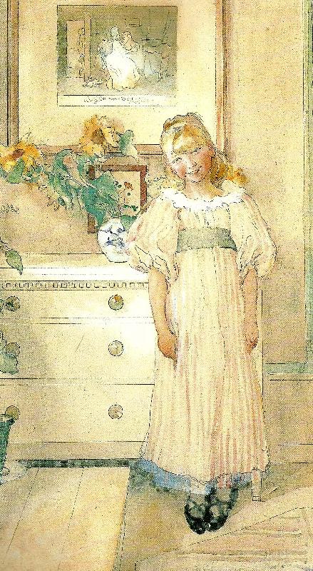 Carl Larsson solrosorna oil painting picture